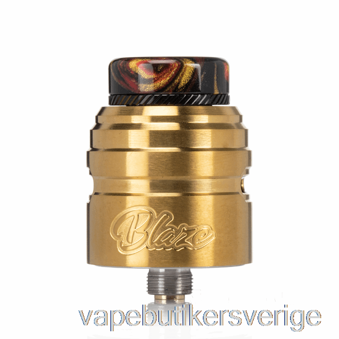 Vape Sverige Thunderhead Creations Blaze Solo 24mm Bf Rda Gold